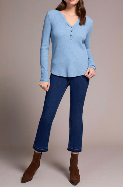 TRIBAL - YOUR GO ANYWHERE HENLEY TO TOP - 5899O- 5159 - 6 Colours