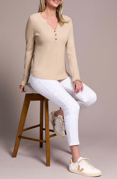 TRIBAL - YOUR GO ANYWHERE HENLEY TO TOP - 5899O- 5159 - 6 Colours