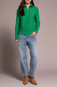 TRIBAL - 1/4 ZIP SWEATER - 6028O-5118