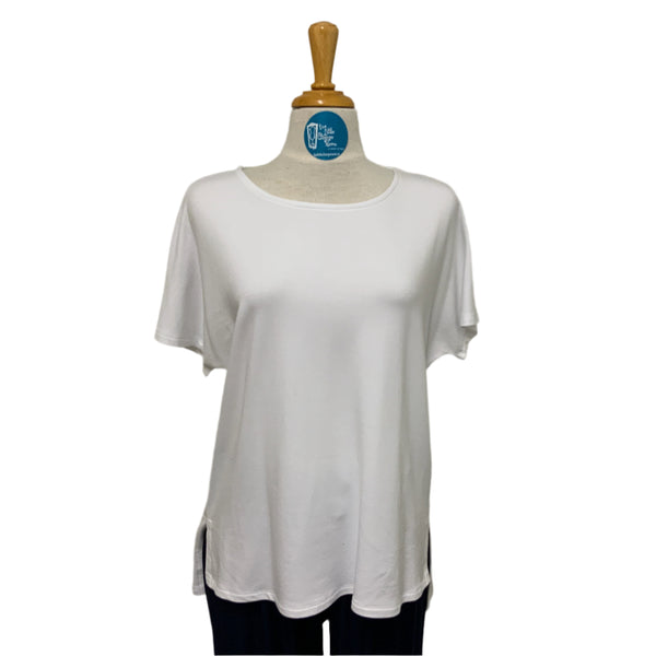 PURE ESSENCE - ECO LUX BAMBOO S/S CAP SLEEVE TEE -112-4826- 5 Colours