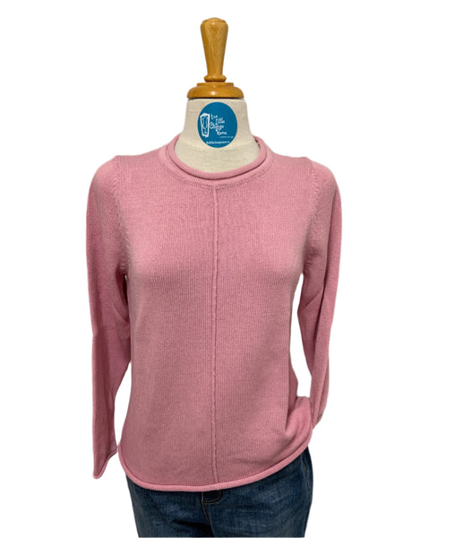 SKOVHUUS - ORGANIC COTTON CREW NECK  L/S SWEATER - 2954- 3 COLOURS