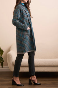 TRIBAL - SHAWL COLLAR COATIGAN - 1523O-8234 - CHARCOAL