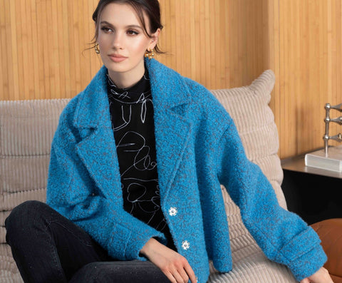 ALISON SHERI - BOUCLE LAPEL JACKET - A46055
