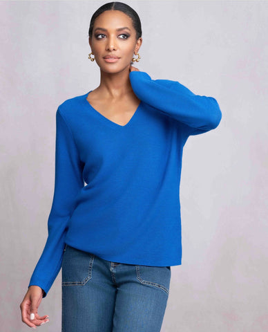 ALISON SHERI - V NECKLINE SWEATER - A46060 - 2 Colours