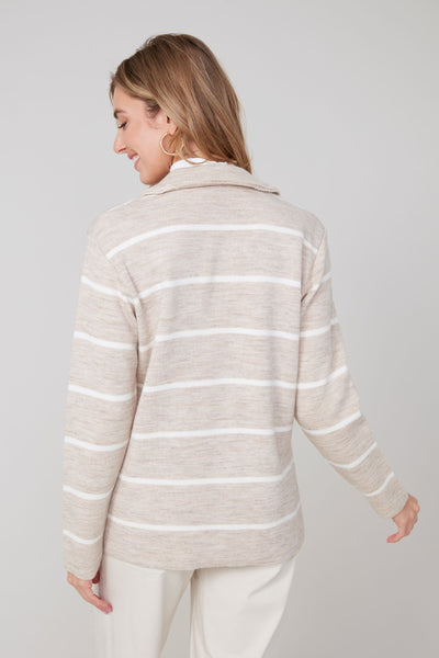 RENUAR - STRIPE KNIT JACKET - R3928-4493