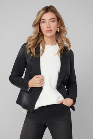 RENUAR- LUX DENIM DOUBLE BREASTED JACKET - R3904D-E3037