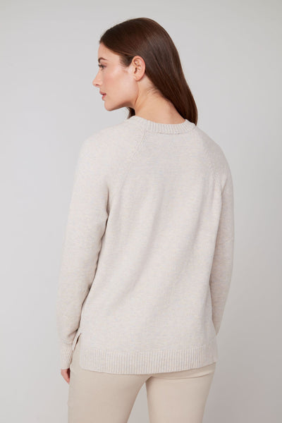 RENAUR - COMFY YARN CREW NECK SWEATER - R6952-4301