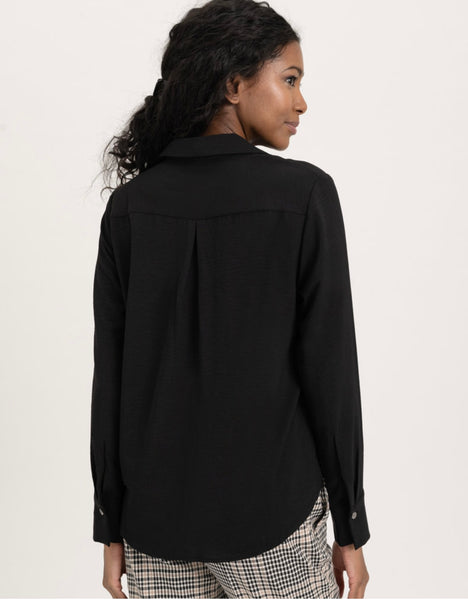 RENUAR- OXFORD STRETCH CREPE BLOUSE - R5009-363 - 3 Colours