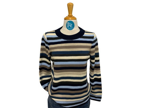 SKOVHUUS - MULTI STRIPE SWEATER  -4025
