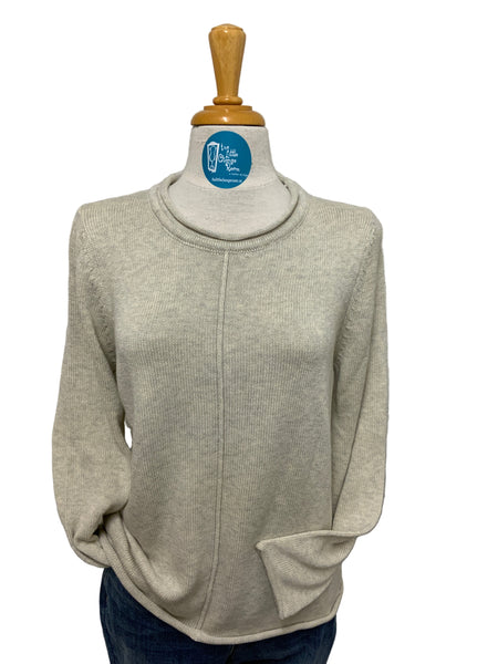 SKOVHUUS - ORGANIC COTTON ROLL CREW NECK  - 2954- 5 COLOURS