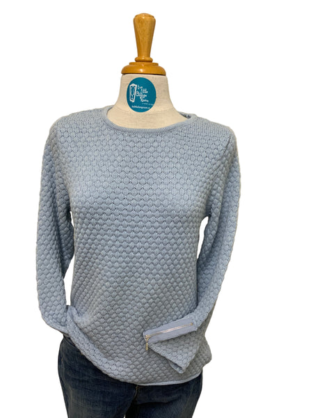 SKOVHUUS - ORGANIC COTTON POPCORN KNIT SWEATER - 6750- 4 Colours