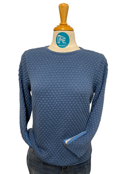 SKOVHUUS - ORGANIC COTTON POPCORN KNIT SWEATER - 6750- 4 Colours