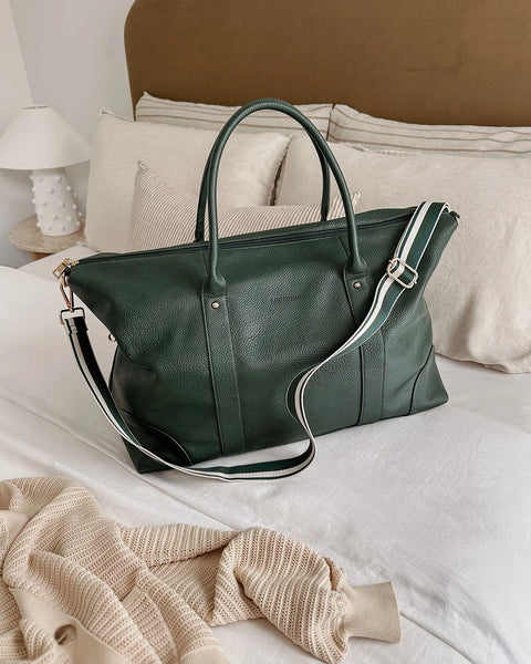 LOUENHIDE - ALEXIS STRIPE WEEKENDER TRAVEL BAG - 2 Colours