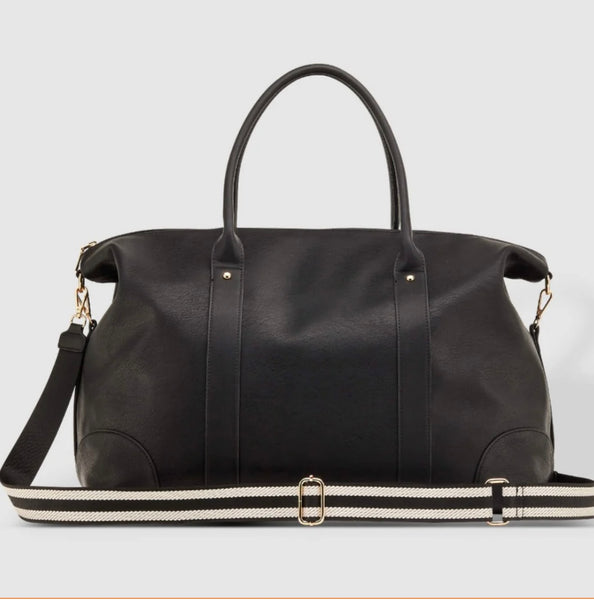 LOUENHIDE - ALEXIS STRIPE WEEKENDER TRAVEL BAG - 2 Colours