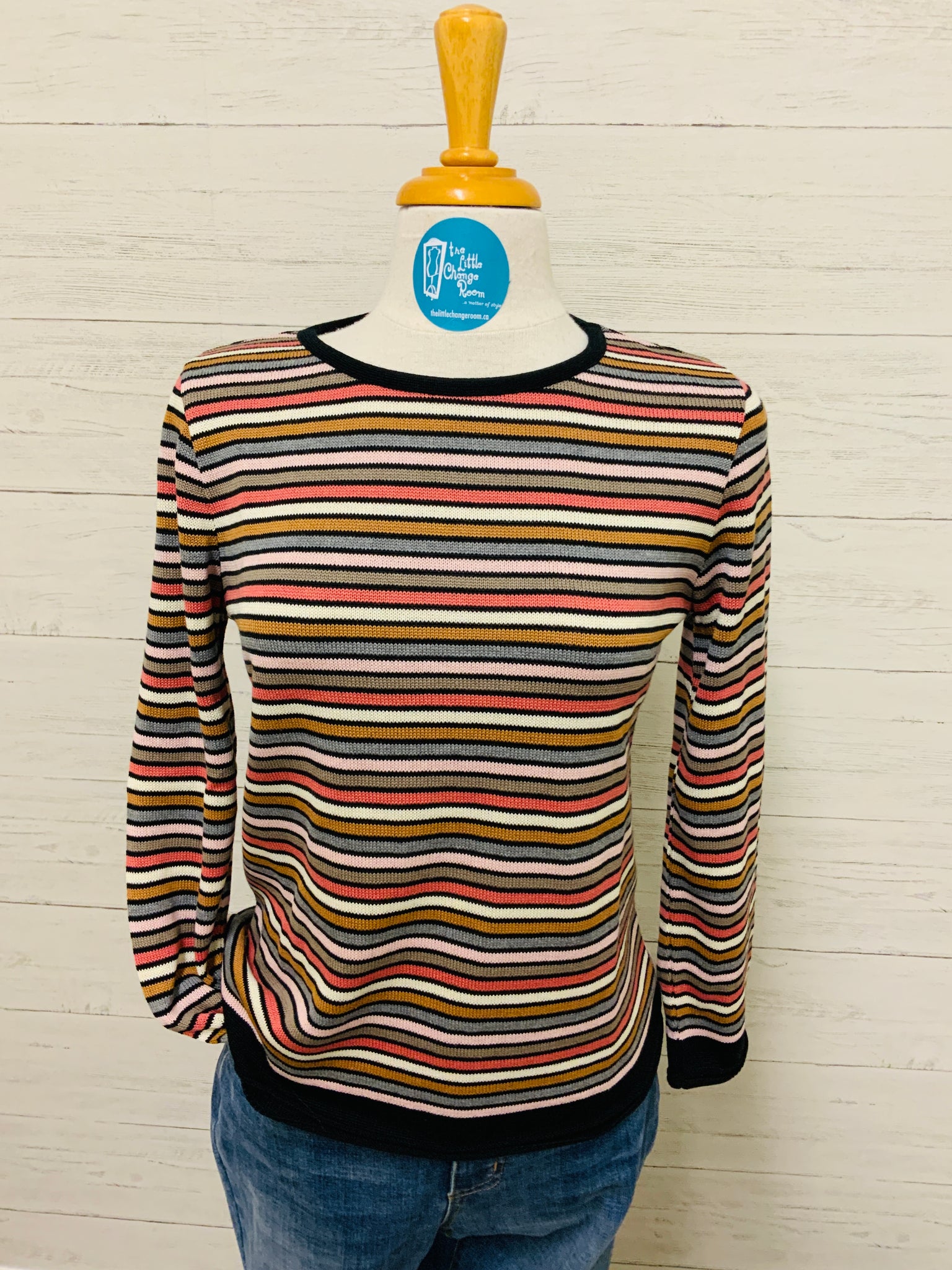 SKOVHUUS - MULTI STRIPE SWEATER - 4023
