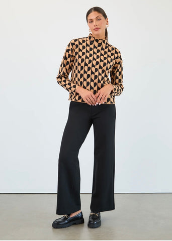FDJ - WIDE LEG  PULL ON PONTE PANT - 2220396