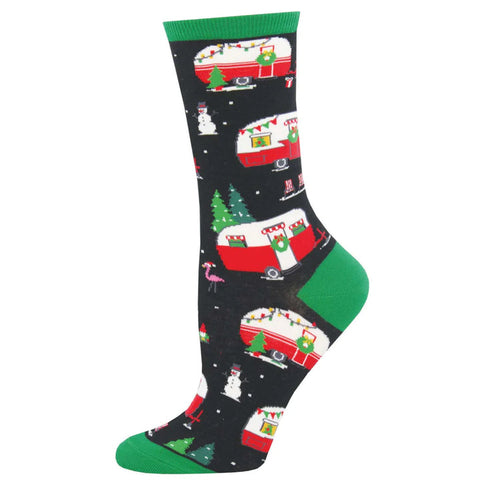 SOCKSMITH CREW SOCKS - CHRISTMAS CAMPERS