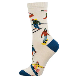 SOCKSMITH BAMBOO CREW SOCKS - SNOW DAY