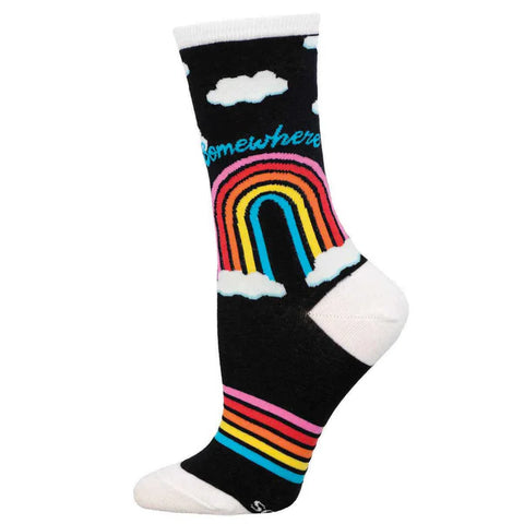 SOCKSMITH CREW SOCKS - SOMEWHERE OVER THE RAINBOW