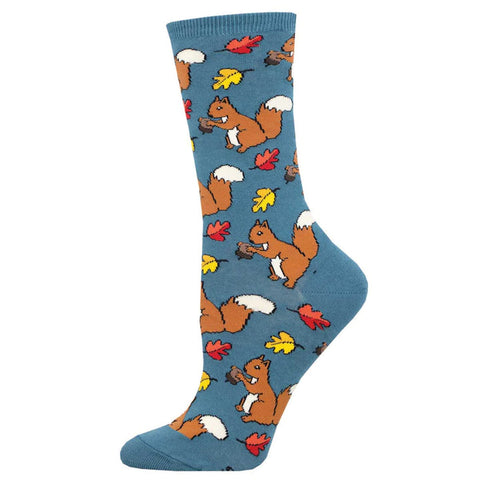 SOCKSMITH CREW SOCKS - SQUIRREL THEM AWAY