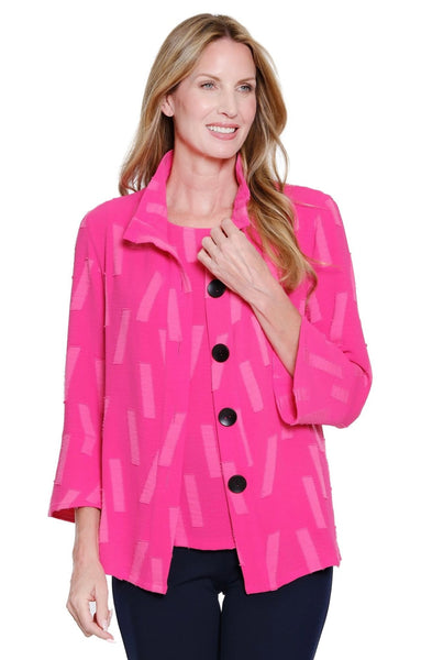 MULTIPLES - 2PC TEXTURED TANK & JACKET - M166091