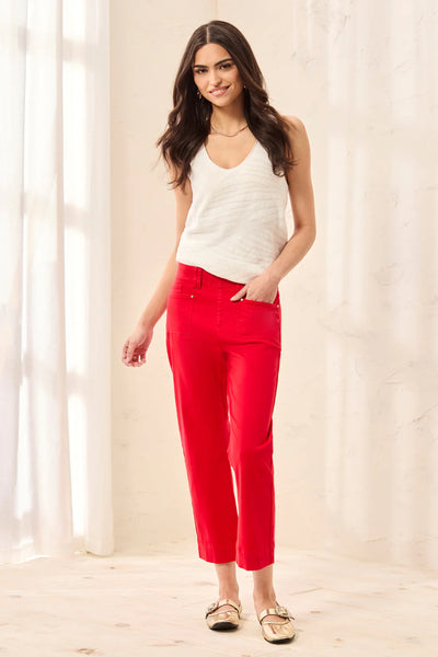 TRIBAL -PULL ON KICK FLARE CROP - 2441O-2020W - 5 Colours