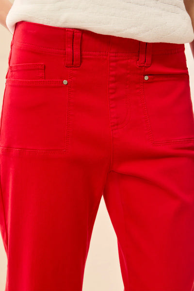 TRIBAL -PULL ON KICK FLARE CROP - 2441O-2020W - 5 Colours