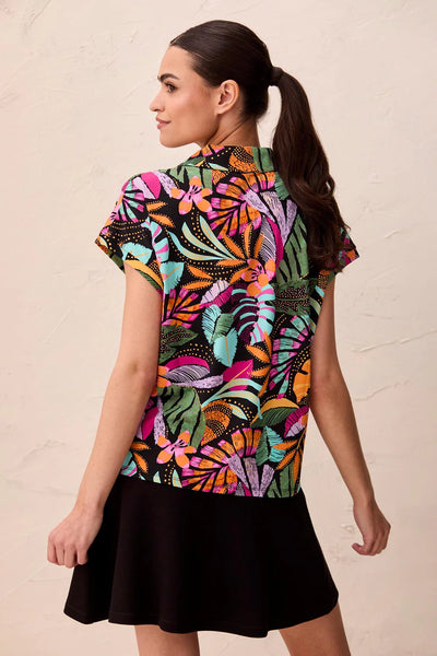 TRIBAL - SPF+50 PERFORMANCE STRETCH POLO SHIRT - 2090O-3024 - 2 Colours