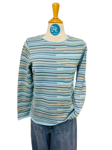 SKOVHUUS - CREW NECK STRIPE SWEATER - 4232 - 2 Colours