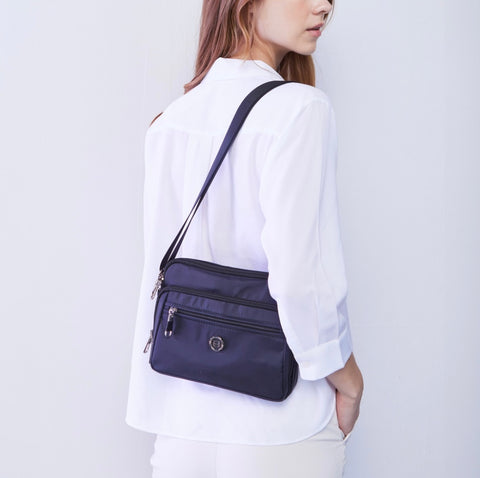 BESIDE -U - RFID PROTECTED / ANTI SLASH - BOUNDARY CROSSBODY - 2 COLOURS