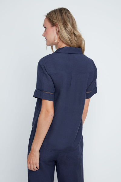 RENUAR -LINEN BLEND SHIRT-  R5235-E3075