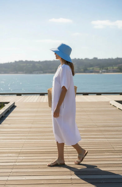 KOORINGAL - NOOSA BAY UPTURN SPF50+ COTTON BRIM HAT -5 Colours