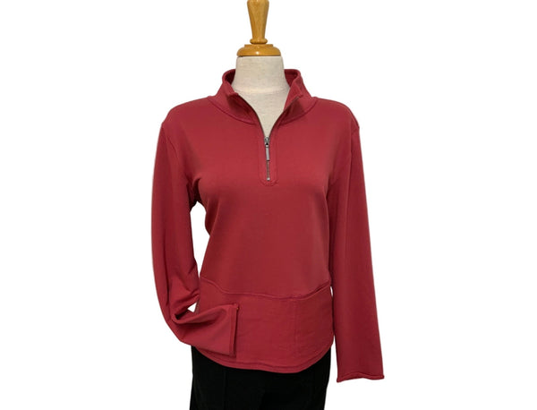 ESCAPE - OCEAN FRONT TERRY 1/4 ZIP PULLOVER -E30121- 6 Colours