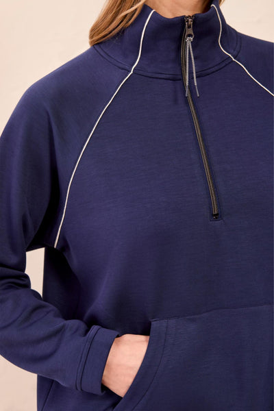 TRIBAL - TECHNO LUX 1/4 ZIP POPOVER - 3154O-3390