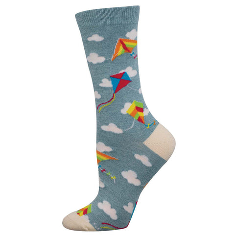 SOCKSMITH BAMBOO CREW SOCKS - BLOWING IN THE WIND