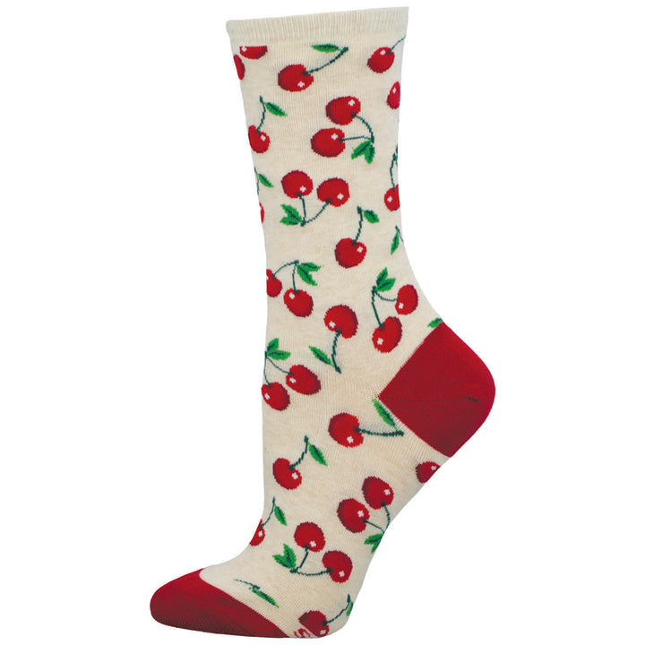 SOCKSMITH CREW SOCKS - ABSOLUTELY CHERRY