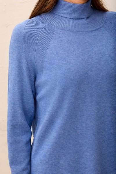 TRIBAL - SOFT LIGHTWEIGHT TURTLENECK SWEATER - 3210O-8477 - 4 Colours