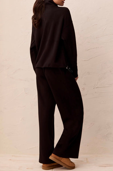 TRIBAL -TECHNO LUX 1/4 ZIP POPOVER TOP - 3188O-3390
