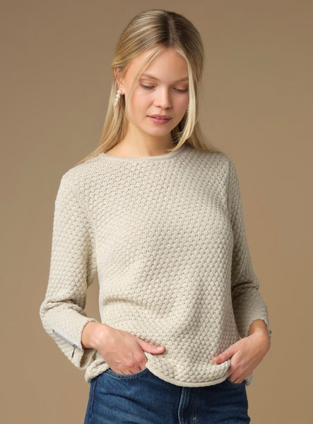 SKOVHUUS - ORGANIC COTTON POPCORN KNIT SWEATER - 6750 - 4 Colours