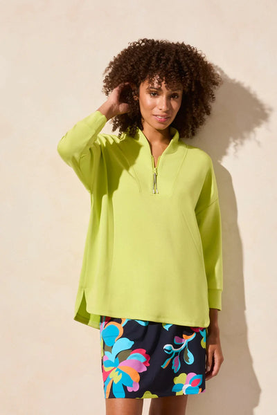 TRIBAL - PERFORMANCE SPORT ZIP TOP - 2040O-3390 - 2 Colours