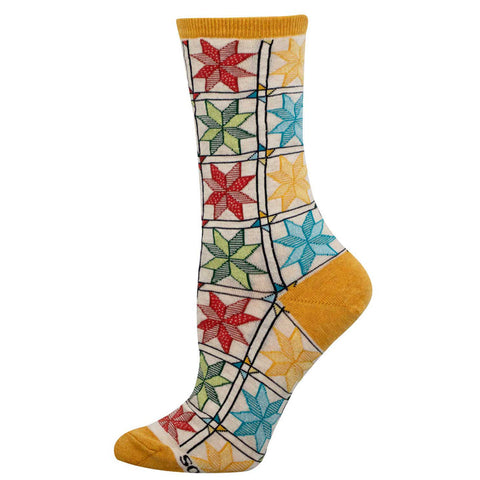 SOCKSMITH CREW SOCKS - QUILTING PATTERN