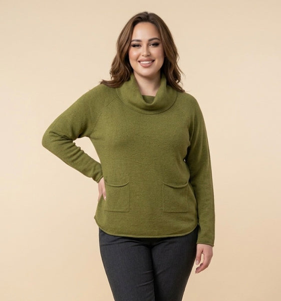 FDJ - COZY COWL NECK SWEATER - 1492212- 5 Colours