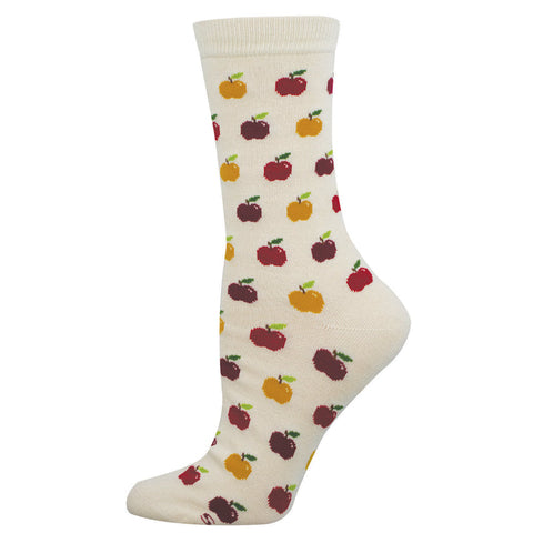 SOCKSMITH BAMBOO CREW SOCKS - BUSHEL OF APPLES