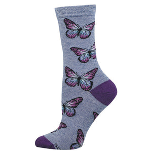 SOCKSMITH BAMBOO CREW SOCKS - WONDERFUL WINGS