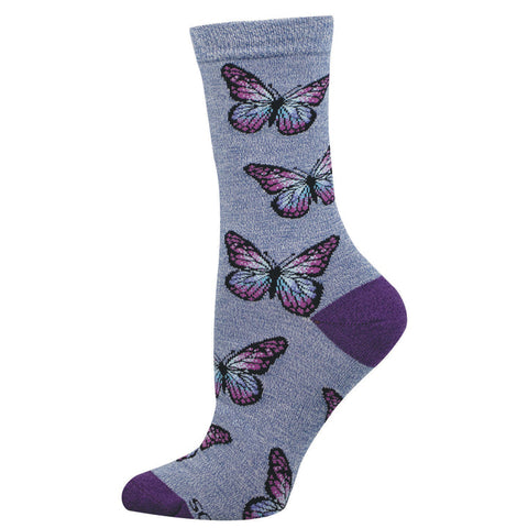 SOCKSMITH BAMBOO CREW SOCKS - WONDERFUL WINGS