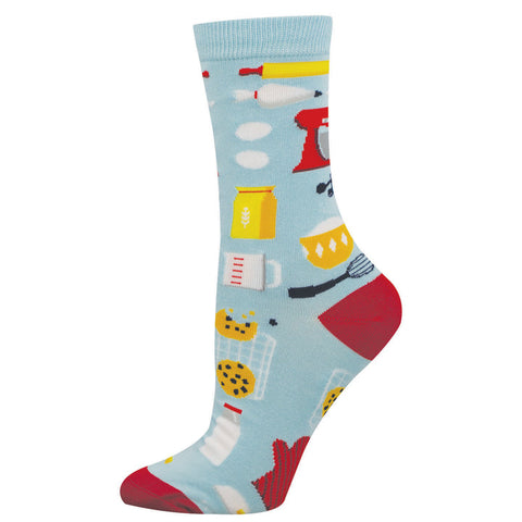 SOCKSMITH BAMBOO CREW SOCKS - BAKE IT TIL YOU MAKE IT