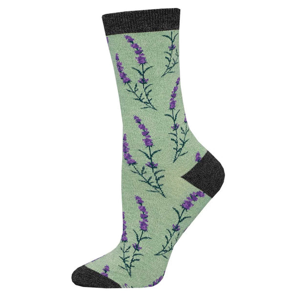 SOCKSMITH BAMBOO CREW SOCKS - LOVELY LAVENDER - 2 colours