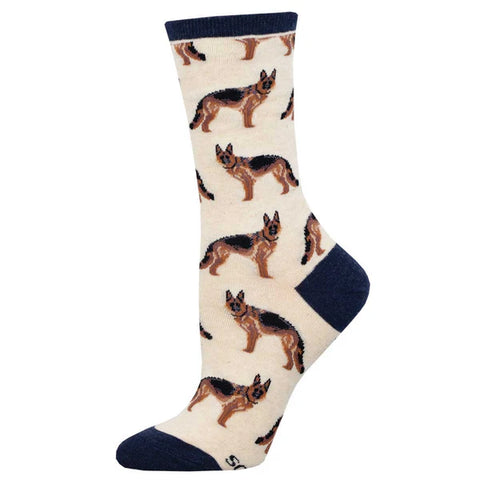 SOCKSMITH CREW SOCKS - GERMAN SHEPHERD