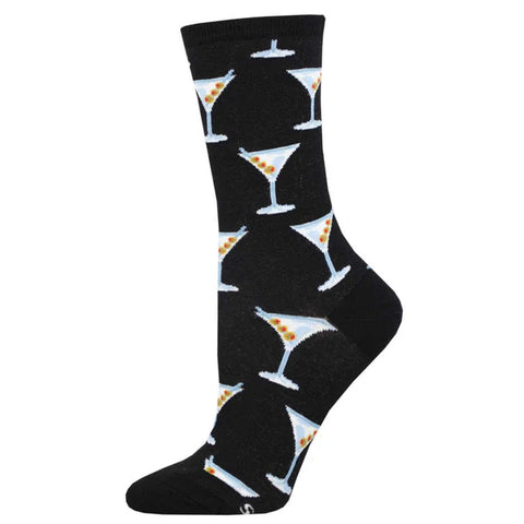 SOCKSMITH CREW SOCKS - STIRRED MARTINI