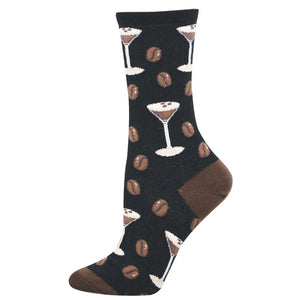 SOCKSMITH CREW SOCKS - ESPRESSO MARTINI